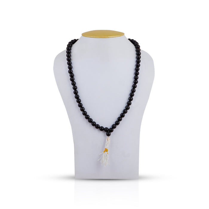 Hakik Mala - 21 Inches | Agate Mala/ Black Hakeek Mala for Men & Women