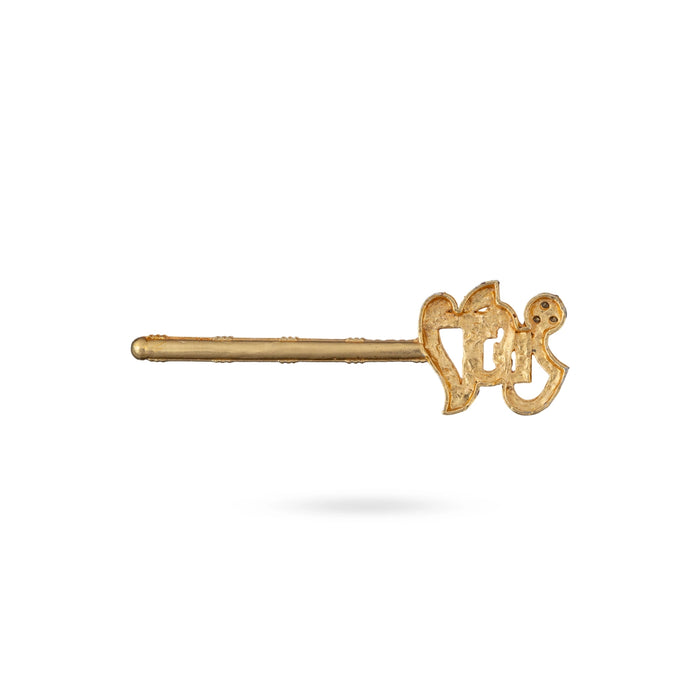 Flute - 2 Inches | Om Design Krishna Bansuri/ Decorative Laddu Gopal Flute for Deity Decoration