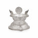 Vilakku - 2.5 x 3 Inches | Silver Lamp / Agal Vilakku / Diya / Deepam / Karthik Lamp for Pooja - Karthik Deep