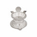 Vilakku - 2.5 x 3 Inches | Silver Lamp / Agal Vilakku / Diya / Deepam / Karthik Lamp for Pooja - Karthik Deep