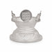 Vilakku - 2.5 x 3 Inches | Silver Lamp / Agal Vilakku / Diya / Deepam / Karthik Lamp for Pooja - Karthik Deep
