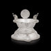 Vilakku - 2.5 x 3 Inches | Silver Lamp / Agal Vilakku / Diya / Deepam / Karthik Lamp for Pooja - Karthik Deep