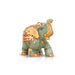 Trunk Up Elephant Statue - 2 x 3 Inches | Jade Stone Elephant Idol/ Elephant Sculpture for Home - Table Stand Accessories