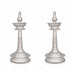Kerala Kuthu Vilakku Set - 8.5 Inches | Silver Kerala Kuthuvilakku / Nilavilakku / Kerala Lamp for Pooja - Kuthuvilakku