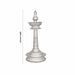 Kerala Kuthu Vilakku Set - 8.5 Inches | Silver Kerala Kuthuvilakku / Nilavilakku / Kerala Lamp for Pooja - Kuthuvilakku