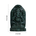Ganesha Murti- 7.5 x 4.5 Inches | Jade Idol/ Ganapathi Statue / Vinayaka Idol for Pooja - Sphatik & Semi Precious Stone Murties