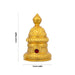 Full Crown - 4 x 2 Inches | Gold Polish Kireedam/ Single Stone Kiridam/ Mukut For Deity Decor - Head & Face Accessories