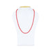 Coral Mala - 10 Inches | Moonga Mala/ Munga Mala/ Glass Beads Mala for Men & Women - Mala & Pendant