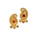 Mukut Mala Kundal Set  - 5 Inches | Kiritam/ Crown/ Gold Polish Jewellery for Deity - Deity Jewellery & Vastra Sets