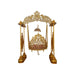 Jhula With stone - 21x 15 Inches | Unjal / Jhoola / Swing Jhula for Deity - Jhulas & Unjal Items