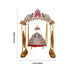 Jhula With stone - 21x 15 Inches | Unjal / Jhoola / Swing Jhula for Deity - Jhulas & Unjal Items