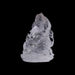 Ganesha sitting On Base Murti- 3.5 x 2.5 Inches | Spatik Idol / Ganapathi Statue Decor for Home & Pooja - Sphatik & Semi Precious Stone Murties