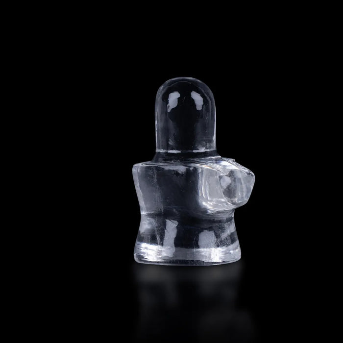 Spatika Lingam - 1 inches | Spatika Shiva Lingam/ Spatika Shivling For Pooja And Worship - Sphatik & Semi Precious Stone Murties
