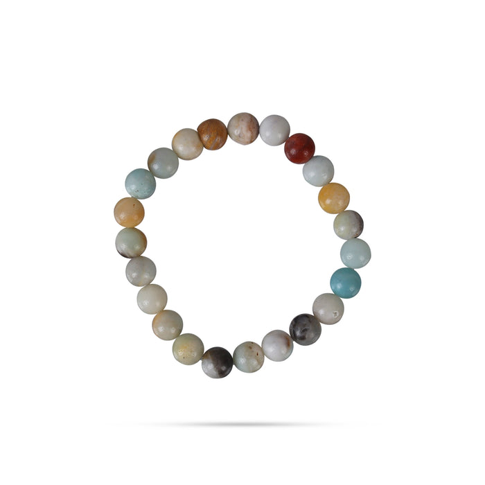 Amazonite Bracelet - 2.5 Inches | Amazonite Crystal Bracelet/ Amazonite Stone Hand Band For Positive Energy - Bracelet