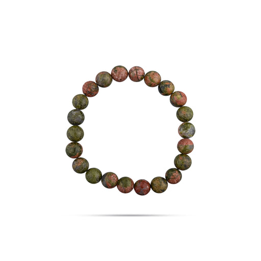Unakite Bracelet - 2.5 Inches | Gemstone Bracelet/ Crystal Jewellery for Men & Women - Bracelet