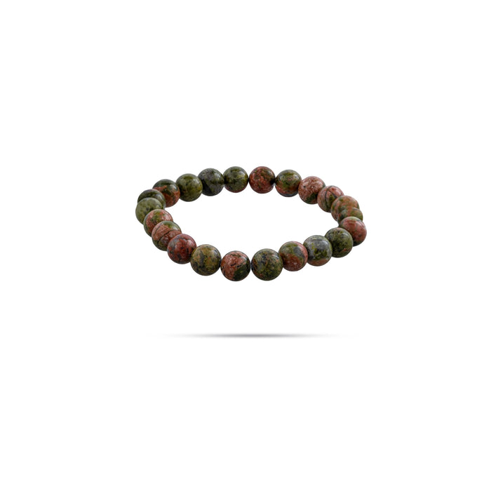 Unakite Bracelet - 2.5 Inches | Gemstone Bracelet/ Crystal Jewellery for Men & Women - Bracelet