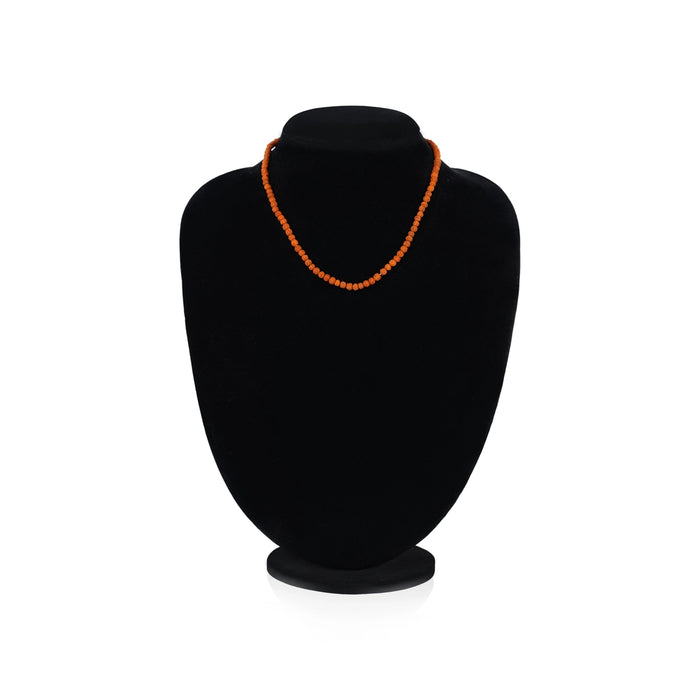 Rudraksha Mala - 13 Inches | 5 to 5.5 mm/ 108 Beads / Ruthratcham Malai/ Rudraksha Mala for Men & Women - Rudraksha Mala, Pendant, Bracelet