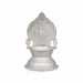 Lakshmi Kubera Lamp - 5.5 x 3.5 Inches | Silver Lakshmi Kubera Vilakku / Laxmi Kubera Deepam for Pooja - Deity Lamps