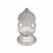 Lakshmi Kubera Lamp - 5.5 x 3.5 Inches | Silver Lakshmi Kubera Vilakku / Laxmi Kubera Deepam for Pooja - Deity Lamps