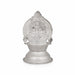 Lakshmi Kubera Lamp - 5.5 x 3.5 Inches | Silver Lakshmi Kubera Vilakku / Laxmi Kubera Deepam for Pooja - Deity Lamps