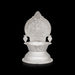 Lakshmi Kubera Lamp - 5.5 x 3.5 Inches | Silver Lakshmi Kubera Vilakku / Laxmi Kubera Deepam for Pooja - Deity Lamps