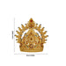 Kiritam  - 7 x 10 Inches | Mukut/ Stone Crown/ Gold Polish Kireetam/ Jewellery for Deity - Head & Face Accessories