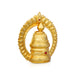 Stone Kireetam with Arch  - 6 x 6 Inches | Half Crown/ Kiritam/ Mukut/ Gold Polish Jewellery for Deity - Head & Face Accessories
