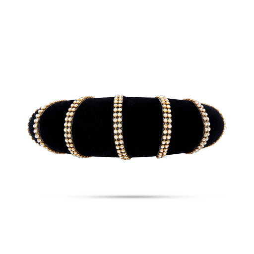 Hair Rakodi - 5.5 x 3.25 Inches | Half Ring Hair Rakodi/ Hair Accessory for Deity - Head & Face Accessories