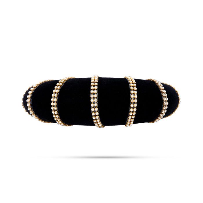 Hair Rakodi - 5.5 x 3.25 Inches | Half Ring Hair Rakodi/ Hair Accessory for Deity - Head & Face Accessories