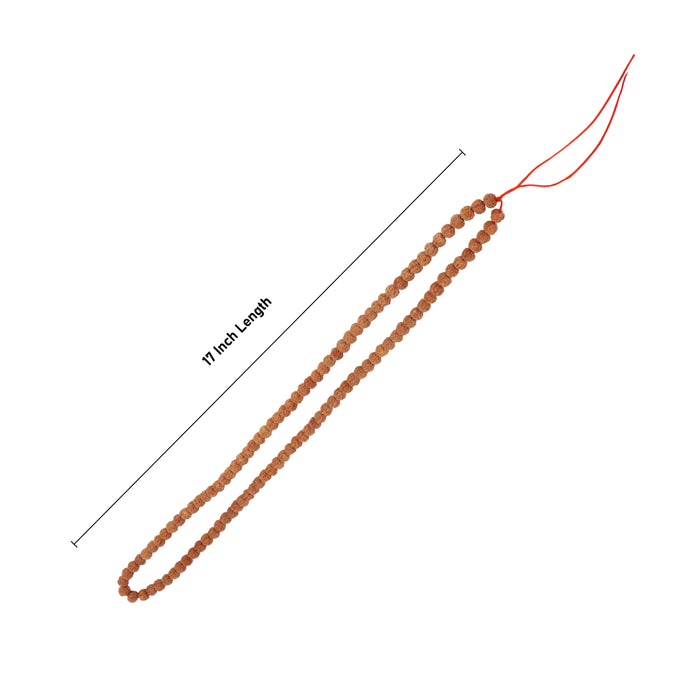 Ruthratcham Malai - 17 Inches | 9.5 mm Rudraksha Mala/ Indonesia Premium/ 108 Beads Kantha Mala for Meditation - Rudraksha Mala, Pendant, Bracelet