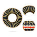 Hair Ring Juda - 5 Inches | Black Hair Bun/ Moti Beads Hair Accessory for Deity - Head & Face Accessories
