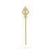Durga Maa Soolam - 4.25 Inches | Stone Trishul / Metal Astras / Shivan Soolam / Trishul for Pooja - Deity Accessories