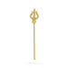 Durga Maa Soolam - 4.25 Inches | Stone Trishul / Metal Astras / Shivan Soolam / Trishul for Pooja - Deity Accessories