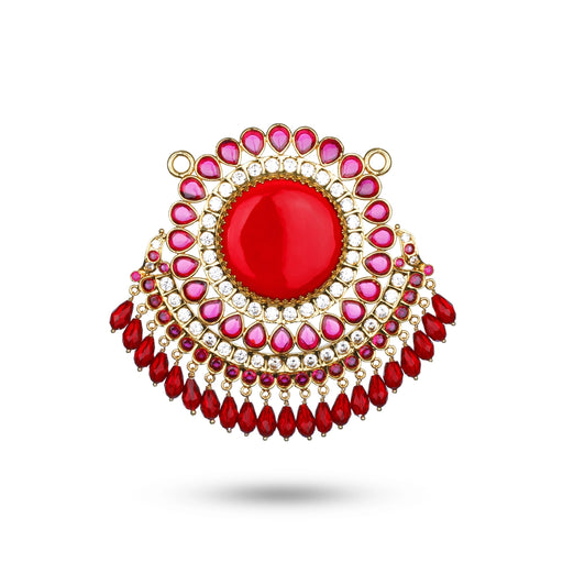 Stone Pendant - 4.5 Inches | Design Locket/ Stone Dollar for Women - Neck & Body Accessories