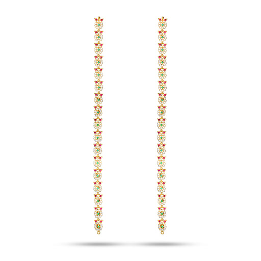 Stone Belt - 12 Inch | Waist Belt/ Multicolour Stone Jewelry/ Jewellery for Deity - Waist & Leg Accessories