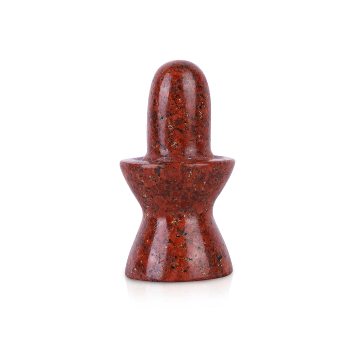 Opel Shiv Ling Murti - 1.75 x 1.25 Inches | Crystal Shiva Lingam Statue/ Stone Shiv Ling Statue for Pooja - Sphatik & Semi Precious Stone Murties