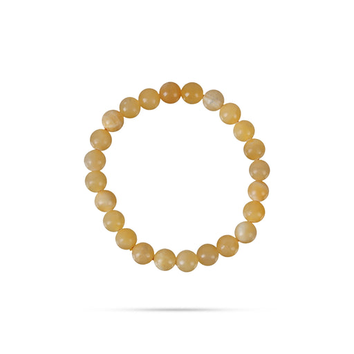 Calcite Bracelet - 2.5 Inches | Calcite Crystal Bracelet/ Calcite Stone Hand Band For Positive Energy - Bracelet