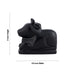 Black Agate Nandi Statue - 2 x 2.5 Inches | Nandi Murti / Nandhi Statue for Pooja - Sphatik & Semi Precious Stone Murties