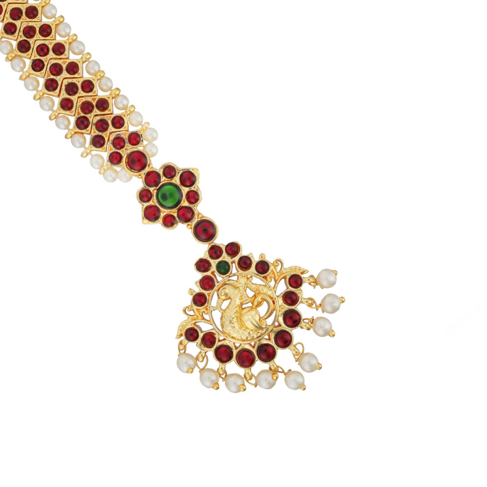 Kemp Nethi Chutti - 6 Inches | Maangtikka/ Kemp Stone Jewellery for Women