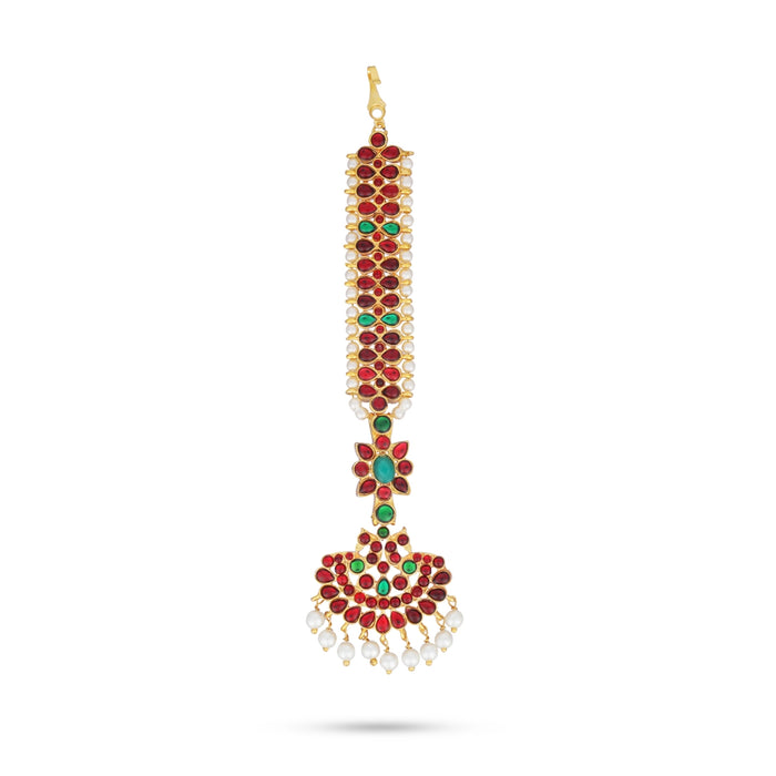 Kemp Nethi Chutti - 7 Inches | Mangtika/ Kemp Stone Jewellery for Women