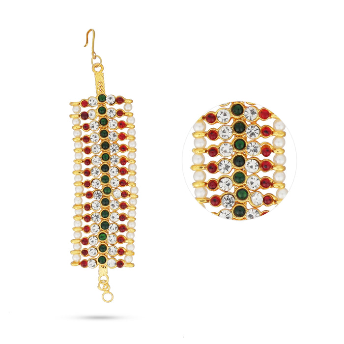 Kemp Mattal - 3 Inches | Multicolour Stone Mattal/ Kemp Stone Jewellery for Women