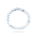 White Howlite Bracelet - 2.5 Inches | Howlite Crystal Bracelet/ Howlite Stone Bracelet for Control Emotions - Bracelet