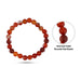 Sulemani hakik Bracelet - 2.5 Inches | Red Hakik Bracelet/ Crystal Bracelet for Men & Women - Bracelet
