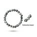 Dalmatian Jasper Bracelet - 2.5 Inches | Dalmatian Bracelet/ Crystal Jewellery for Men & Women - Bracelet