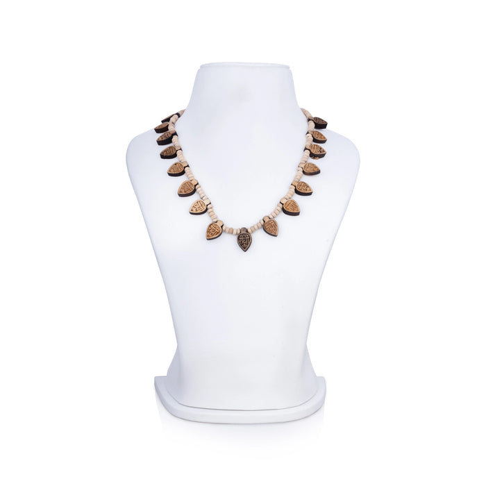 Krishna Tulasi Mala With 16 Leaf - 8 Inches | Tulsi Kanthi Mala/ Thulasi Malai for Laddu Krishna - Tulsi Mala, Pendant, Bracelet