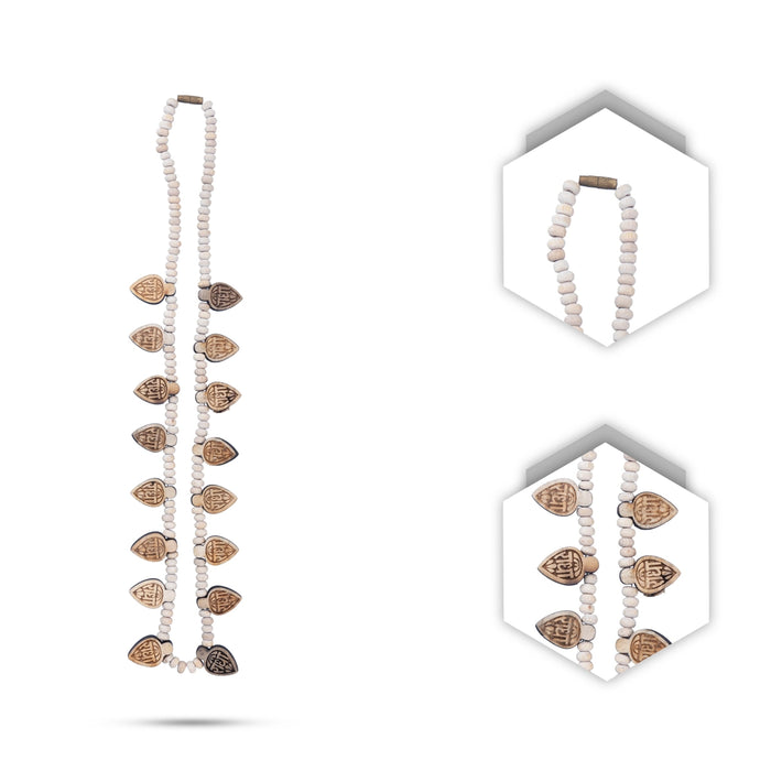 Krishna Tulasi Mala With 16 Leaf - 8 Inches | Tulsi Kanthi Mala/ Thulasi Malai for Laddu Krishna - Tulsi Mala, Pendant, Bracelet