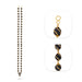 Salagrama Mala - 74 Inches | 54 Beads / Copper Knot / Saligrama Malai / Ebony Mala / Japa Mala - Mala & Pendant