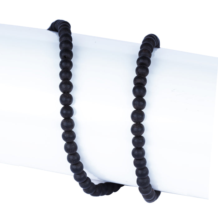 Karungali Mala - 20 Inches | 10 Mm/ Ebony Mala/ Karungali Kattai Malai for Men & Women