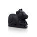 Black Agate Nandi Statue - 2 x 2.5 Inches | Nandi Murti/ Nandhi Statue for Pooja - Mala & Pendant