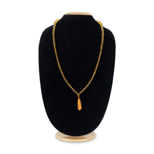 Citrine Mala - 19 Inches | 108 Beads / Semi Precious Stone Mala / Meditation, Spiritual & Japa Mala - Mala, Pendant